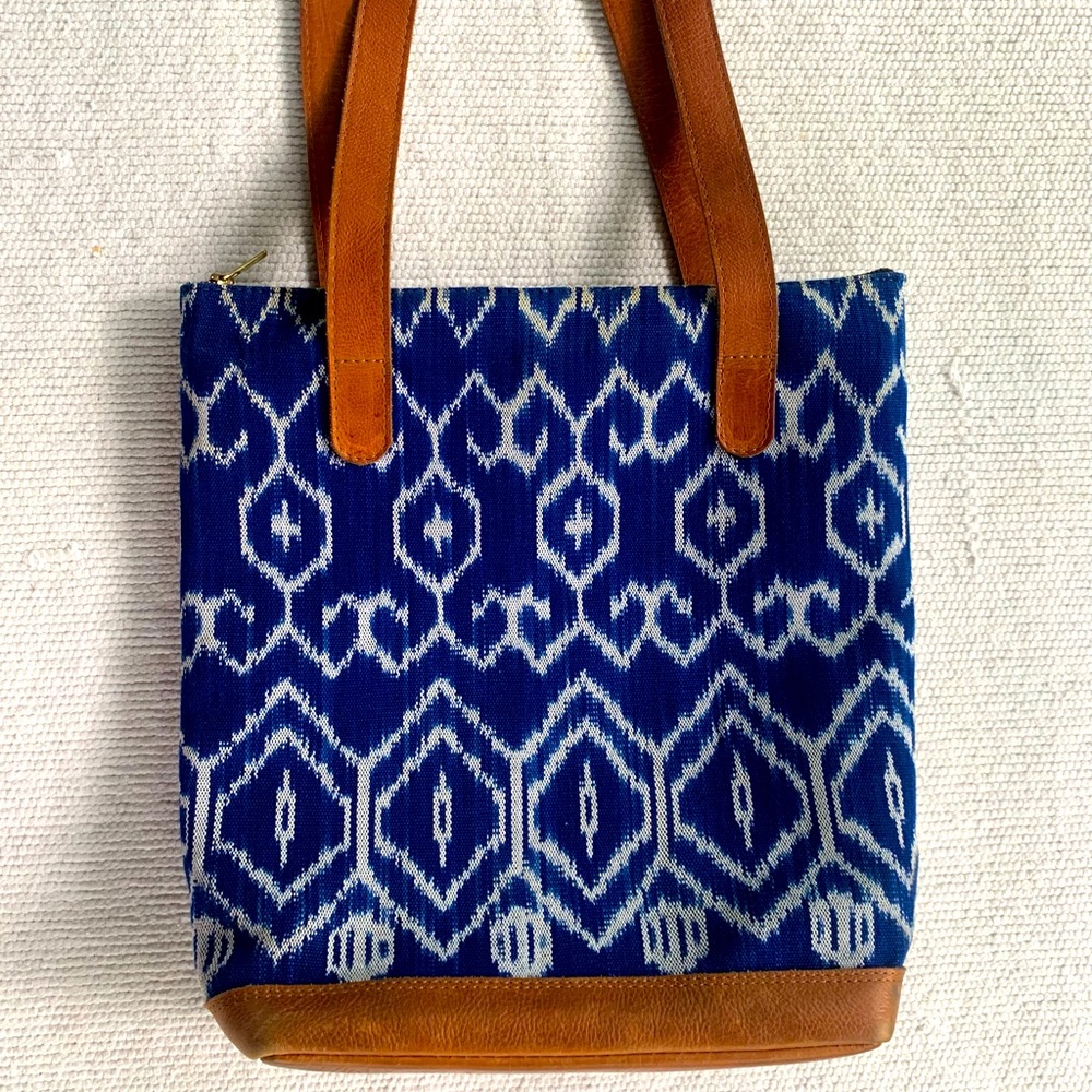 Puro Utz Pin Pin Leather Purse Laptop Bag Guatemala Tipico Handmade